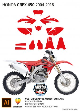 Dima moto Honda CRFX 450 2004-2018